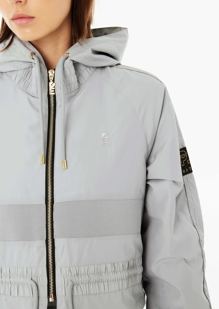P.E Nation - Cropped Man Down Jacket in High Rise