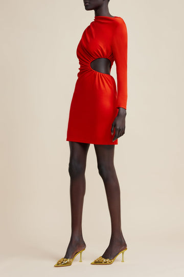 Acler - Nash Dress in Scarlet