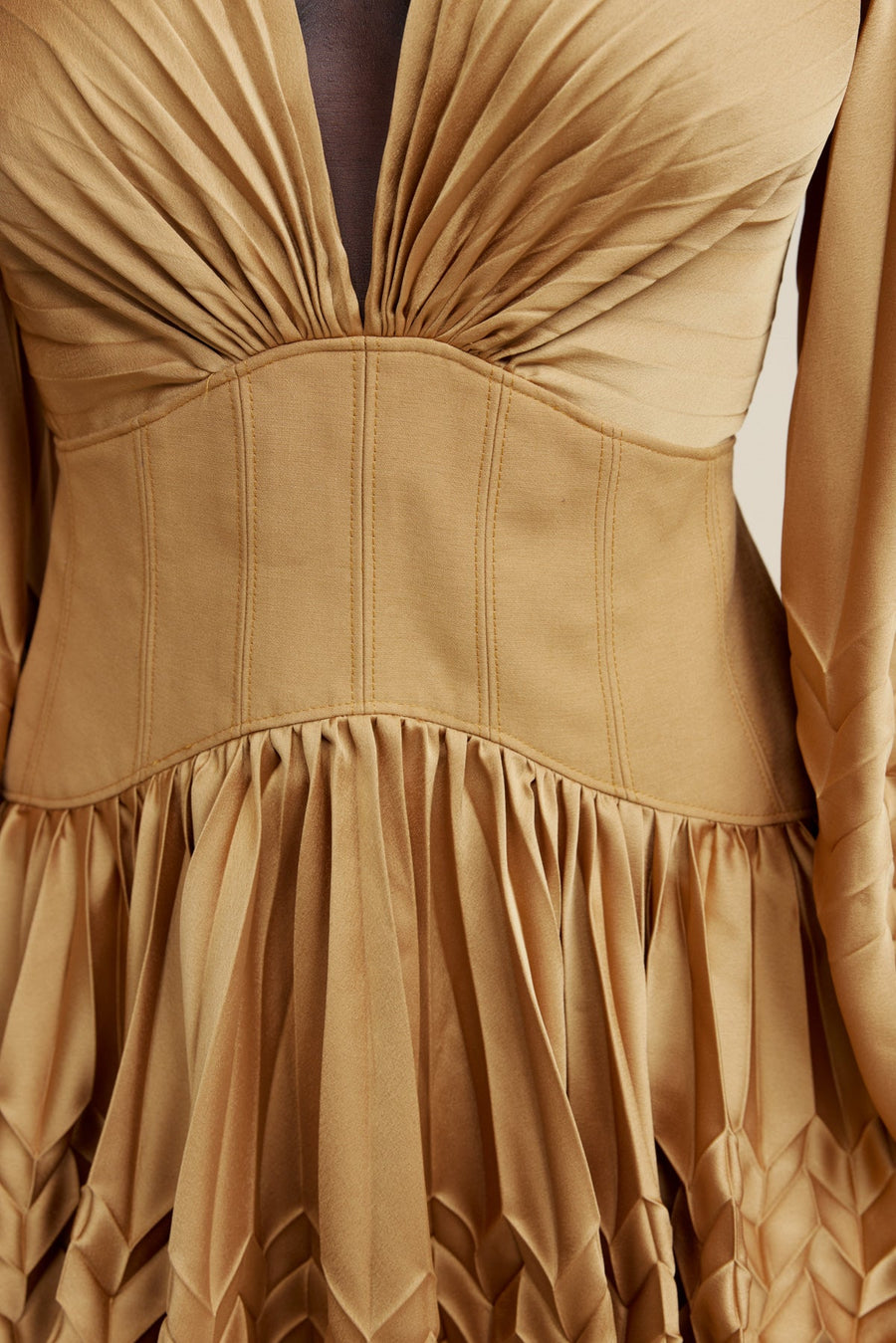 Acler - Marion Dress in Caramel