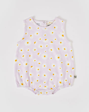 GOLDIE + ACE - Dancing Daisy Print Bubble Romper in Lavender