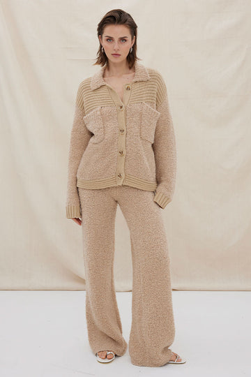 Sovere - Axis Knit Jacket in Mink
