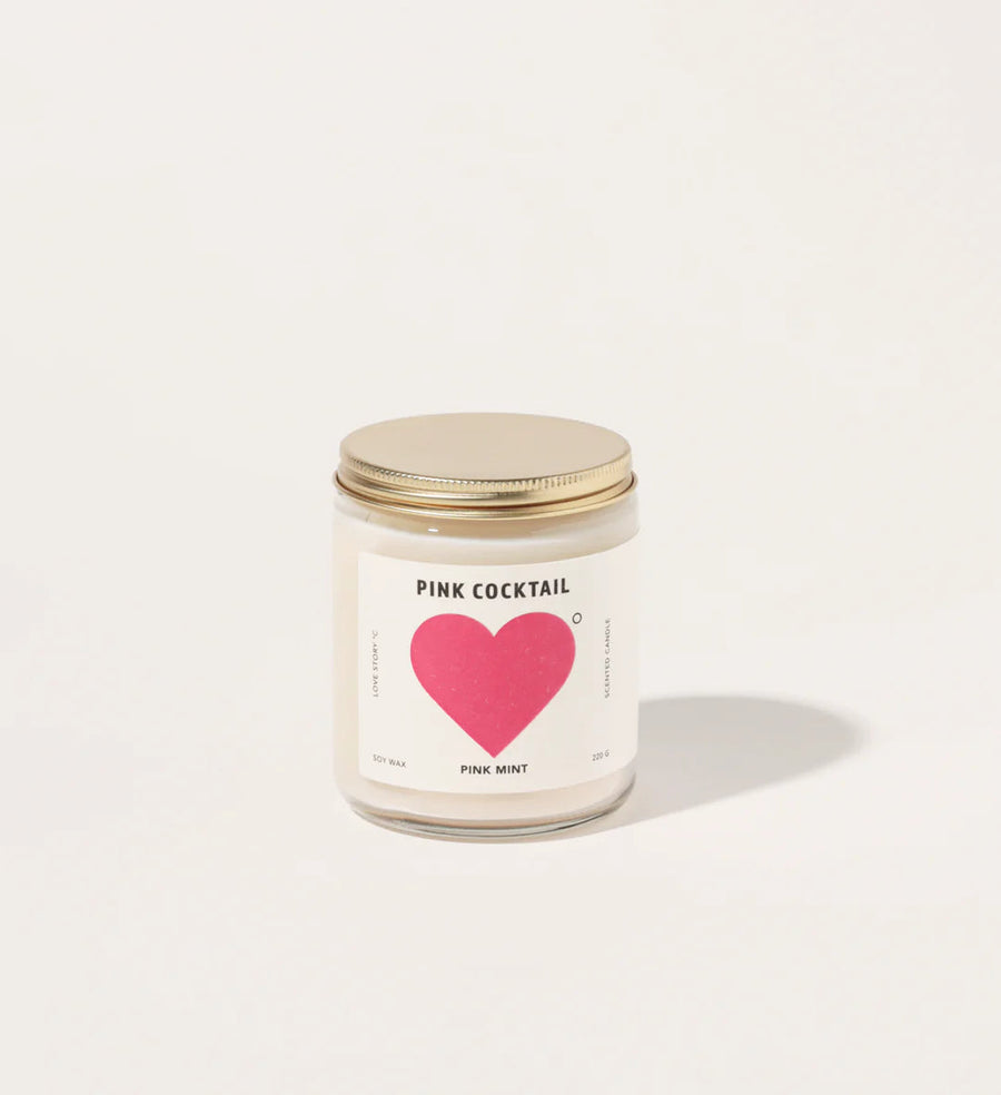 PINKMINT - Love Candle in Pink Cocktail