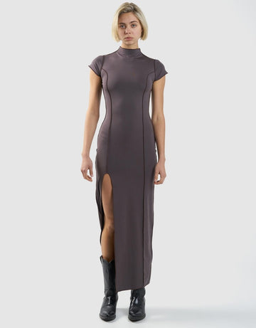 THRILLS - Phoebe Dress in Chocolate Plum