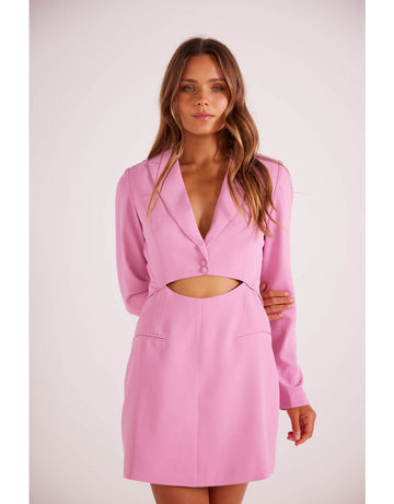 Minkpink - Allie Blazer Dress in Pink