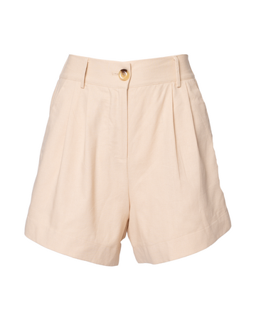 The Lullaby Club - Maple Tailored Shorts in Beige