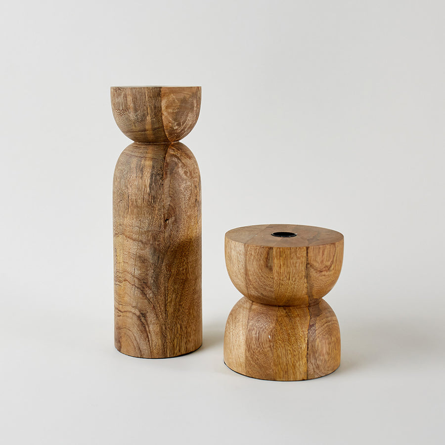 SAARDE - TOULIN CANDLE HOLDER IN NATURAL