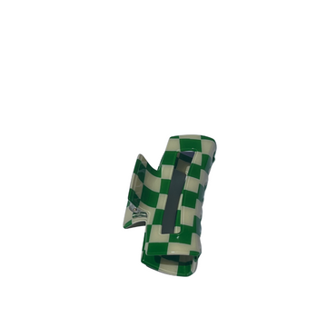 Checkered Clip in Green