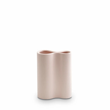 MARMOSET FOUND - RIBBED INFINITY VASE In NUDE