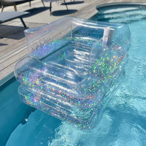 SUNNYLIFE - Inflatable Lilo Chair in Glitter