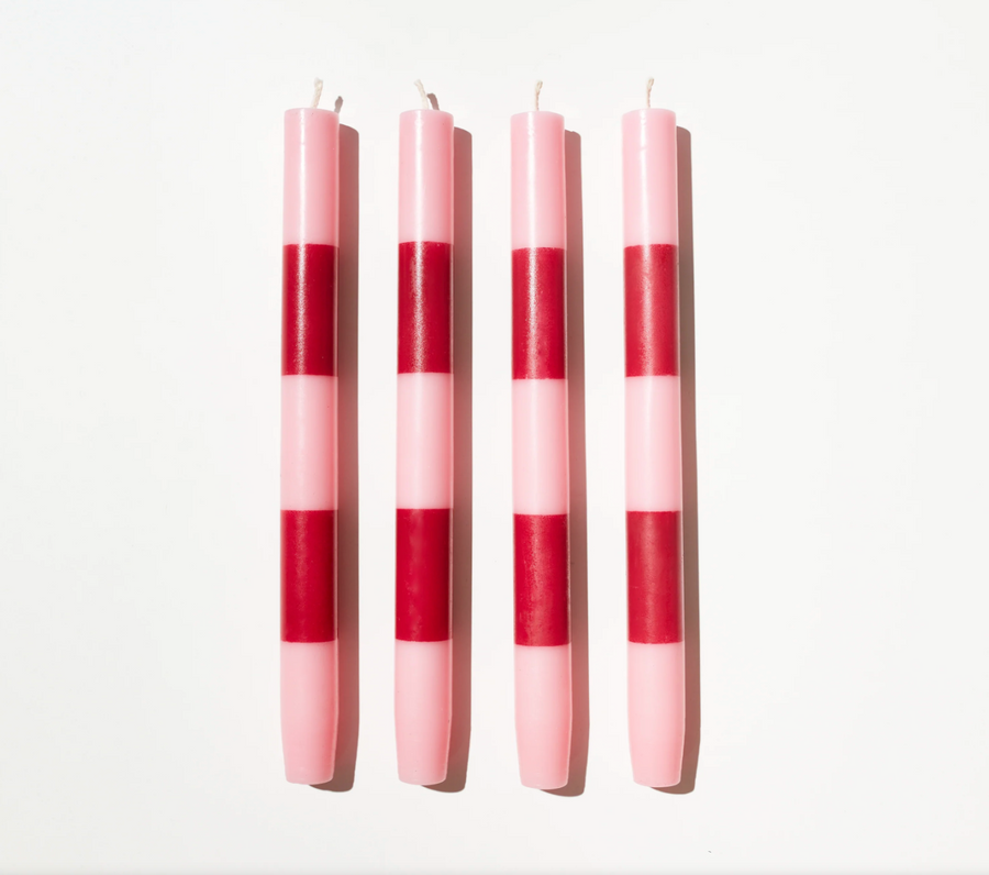 FAZEEK - Stripe Candle Pack in Pink