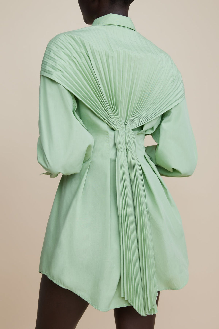 Acler - The Orbel Dress in Foam Green