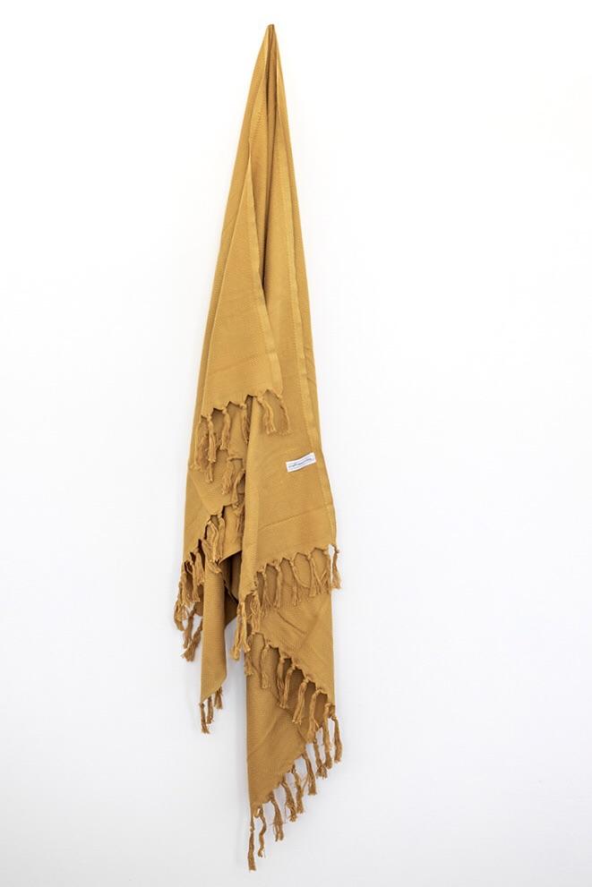 Onefinesunday Co - Signature Turkish Towels in Mustard