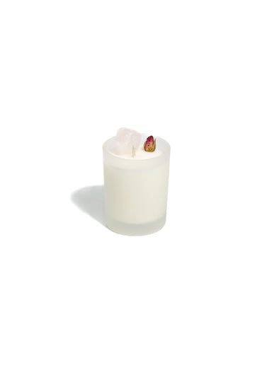 SEVENTEEN70/BOTANICALS - Mini Peony blossom with Rose quartz LOVE+ HARMONY